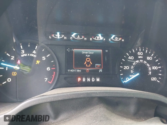 2019 Ford F-150 XL with VIN 1FTEW1CP3KKD55769, listed as a IAAI auction lot 42622540 with 114,317 mi miles and . Bid and sale history available at DreamBid. Image 7.