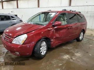 2006 Kia Sedona LX with VIN KNDMB233X66081852, listed as a Copart auction lot 45038985 with 210,915 mi miles and Clean Title. Bid and sale history available at carsss.com. Image 1.