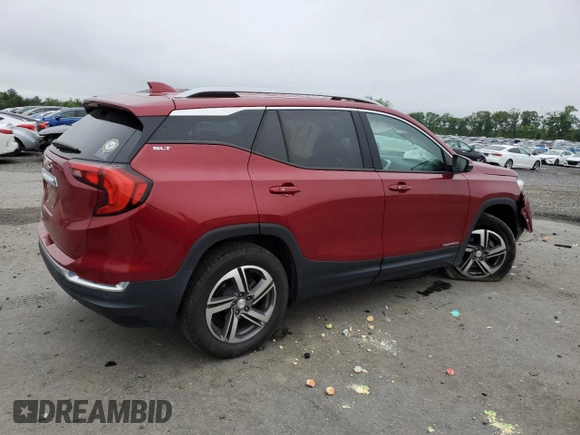 2020 GMC Terrain SLT with VIN 3GKALPEV8LL223505, listed as a Copart auction lot 56093415 with 62,132 mi miles and Salvage title. Bid and sale history available at DreamBid. Image 3.