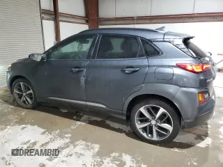 2019 Hyundai Kona Ultimate with VIN KM8K5CA50KU390434, listed as a Copart auction lot 41604145 with 74,743 mi miles and Salvage Title. Bid and sale history available at carsss.com. Image 2.