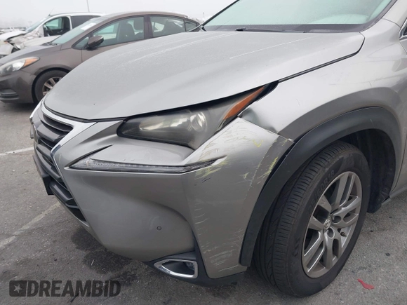 2015 Lexus NX 200t with VIN JTJYARBZ8F2013718, listed as a IAAI auction lot 41641044 with 91,879 mi miles. Bid and sale history available at carsss.com. Image 6.