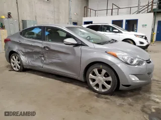 2011 Hyundai Elantra Ltd with VIN KMHDH4AE5BU143139, listed as a Copart auction lot 48597565 with 113,020 mi miles and Salvage Title. Bid and sale history available at carsss.com. Image 4.