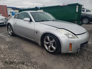 2008 Nissan 350Z with VIN JN1BZ34D78M704359, listed as a Copart auction lot 88781425 with 138,688 mi miles and Salvage Title. Bid and sale history available at carsss.com. Image 4.