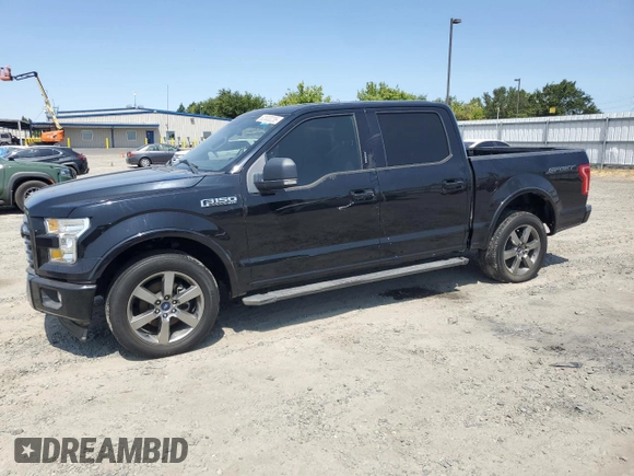 2017 Ford F-150 XL with VIN 1FTEW1CF9HKC56020, listed as a Copart auction lot 62033235 with 190,448 mi miles and Clean title. Bid and sale history available at DreamBid. Image 1.