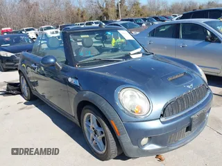 2010 MINI Convertible S with VIN WMWMS3C51ATZ85345, listed as a IAAI auction lot 41472622 with 136,061 mi miles and . Bid and sale history available at DreamBid. Image 1.