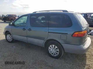 2000 Toyota Sienna LE z VIN 4T3ZF13C8YU250689, wystawiony jako Copart lot #57168425 z przebiegiem 133 890 mil mil oraz Szkody całkowita. Historia ofert i sprzedaży dostępna na DreamBid. Obrazek 2.