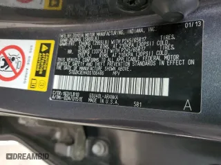 2013 Toyota Highlander with VIN 5TDZK3EH4DS106486, listed as a Copart auction lot 51058255 with 127,510 mi miles and Salvage Title. Bid and sale history available at carsss.com. Image 13.