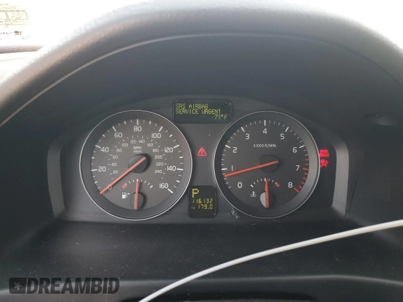 2008 Volvo S40 2.4L z VIN YV1MS382282382674, wystawiony jako Copart lot #55022625 z przebiegiem 116 132 mil mil oraz Szkoda całkowita • Salvage title. Historia ofert i sprzedaży dostępna na DreamBid. Obrazek 9.