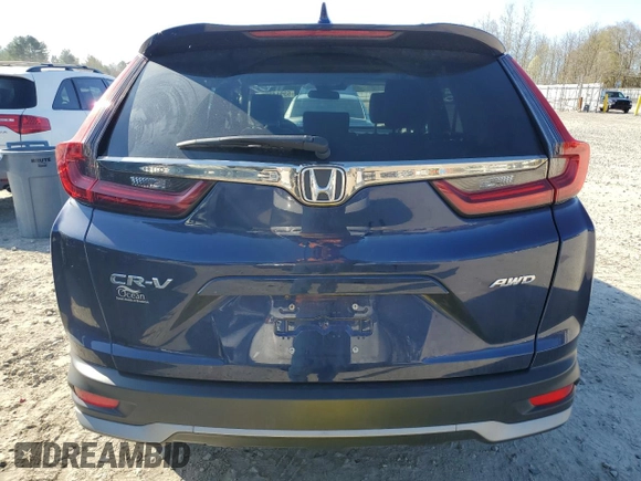 2022 Honda CR-V EX z VIN 2HKRW2H53NH609871, wystawiony jako Copart lot #53911295 z przebiegiem 55 024 mil mil oraz Szkoda całkowita • Salvage title. Historia ofert i sprzedaży dostępna na DreamBid. Obrazek 6.