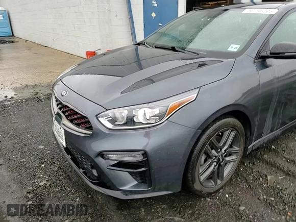2021 Kia Forte GT-Line with VIN 3KPF34AD7ME270897, listed as a Copart auction lot 50296205 with 93,833 mi miles and Salvage Title. Bid and sale history available at carsss.com. Image 11.