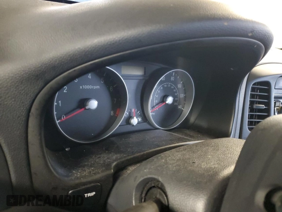 2008 Hyundai Accent GS with VIN KMHCM36C88U091524, listed as a Copart auction lot 47637975 with 0 mi miles and Salvage Title. Bid and sale history available at carsss.com. Image 9.