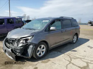2017 Toyota Sienna LE Auto Access Seat with VIN 5TDKZ3DC0HS767876, listed as a Copart auction lot 48385725 with 49,979 mi miles and Salvage title. Bid and sale history available at DreamBid. Image 1.