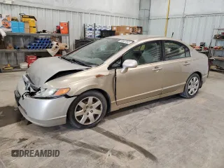 2008 Honda Civic LX with VIN 1HGFA16518L080047, listed as a Copart auction lot 59867855 with 246,304 mi miles and Non repairable. Bid and sale history available at DreamBid. Image 1.