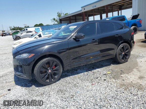 2017 Jaguar F-Pace S z VIN SADCM2BV6HA092232, wystawiony jako Copart lot #52456845 z przebiegiem 107 075 mil mil oraz Szkoda całkowita • Salvage title. Historia ofert i sprzedaży dostępna na DreamBid. Obrazek 1.