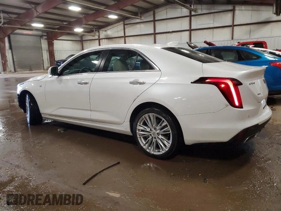 2020 Cadillac CT4 Premium Luxury with VIN 1G6DF5RK0L0154135, listed as a Copart auction lot 87007724 with 42,762 mi miles and Salvage Title. Bid and sale history available at carsss.com. Image 2.