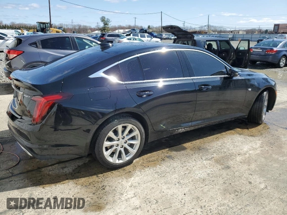 2024 Cadillac CT5 Luxury with VIN 1G6DX5RK0R0127765, listed as a Copart auction lot 50882525 with 8,060 mi miles and Salvage title. Bid and sale history available at DreamBid. Image 3.