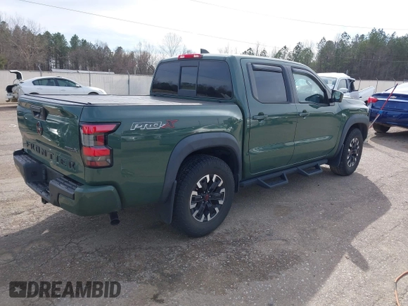 2022 Nissan Frontier SV with VIN 1N6ED1EJXNN628236, listed as a IAAI auction lot 41740872 with 21,361 mi miles. Bid and sale history available at carsss.com. Image 4.