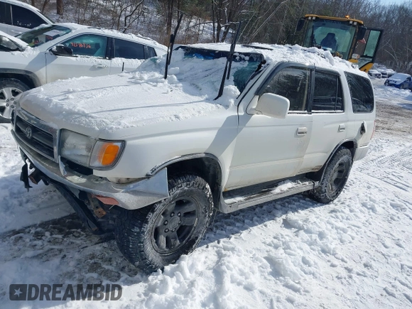 1997 Toyota 4Runner SR5 with VIN JT3HN86R0V0091405, listed as a IAAI auction lot 41541848 with 219,363 mi miles. Bid and sale history available at carsss.com. Image 17.