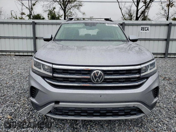2021 Volkswagen Atlas SE with VIN 1V2JP2CA0MC524266, listed as a Copart auction lot 88960715 with 58,438 mi miles and Non repairable. Bid and sale history available at DreamBid. Image 5.