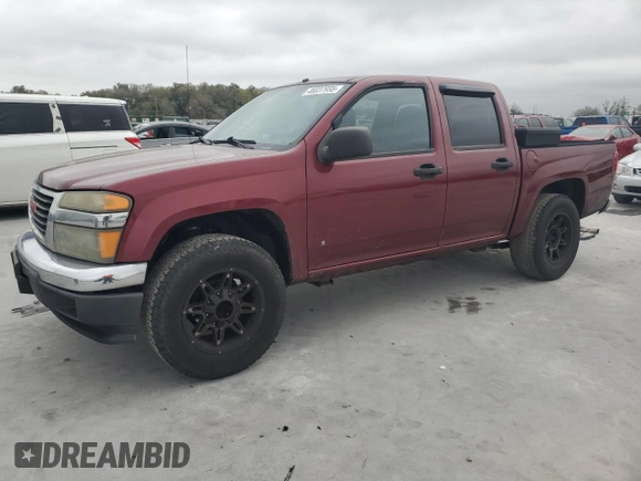 2007 GMC Canyon SLE1 with VIN 1GTCS13E878251364, listed as a Copart auction lot 46037955 with 192,997 mi miles and Salvage title. Bid and sale history available at DreamBid. Image 1.