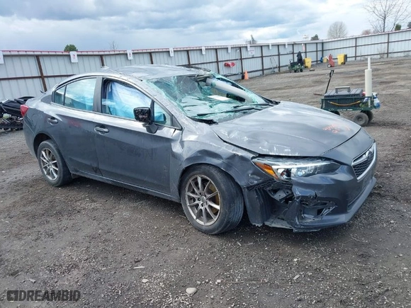 2019 Subaru Impreza Premium with VIN 4S3GKAC62K3609929, listed as a IAAI auction lot 41948063 with 66,540 mi miles. Bid and sale history available at carsss.com. Image 1.