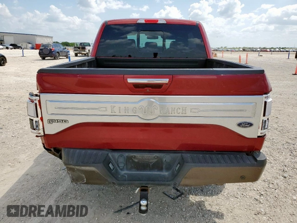 2016 Ford F-150 XL with VIN 1FTEW1CG6GFD19235, listed as a Copart auction lot 59817695 with 154,176 mi miles and Salvage title. Bid and sale history available at DreamBid. Image 6.