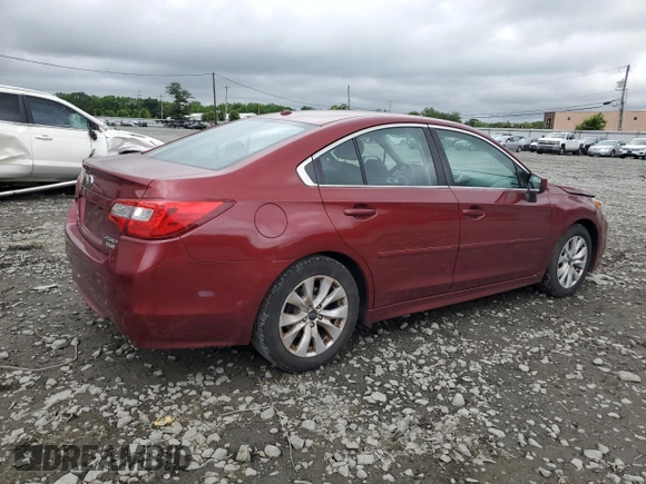 2015 Subaru Legacy Premium with VIN 4S3BNAC67F3070196, listed as a Copart auction lot 60076535 with 122,943 mi miles and Salvage title. Bid and sale history available at DreamBid. Image 3.