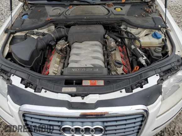 2007 Audi A8 L 4.2L with VIN WAUMV44E37N001895, listed as a Copart auction lot 80737364 with 0 mi miles and Salvage Title. Bid and sale history available at carsss.com. Image 12.