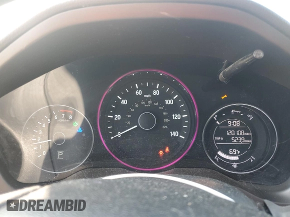 2016 Honda HR-V EX with VIN 3CZRU5H51GM706114, listed as a Copart auction lot 54820065 with 120,108 mi miles and Clean Title. Bid and sale history available at DreamBid. Image 9.