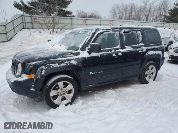 2013 Jeep Patriot Latitude with VIN 1C4NJPFB6DD223548, listed as a Copart auction lot 89398855 with 167,074 mi miles and Clean Title. Bid and sale history available at carsss.com. Image 1.