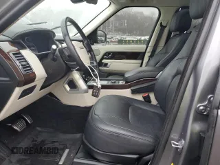 2021 Land Rover Range Rover with VIN SALGS5SE2MA423301, listed as a Copart auction lot 89069685 with 45,749 mi miles and Salvage title. Bid and sale history available at DreamBid. Image 7.