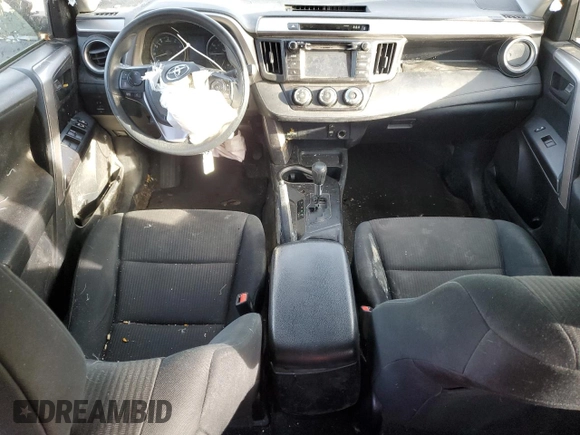 2017 Toyota RAV4 LE with VIN JTMBFREVXHJ145374, listed as a Copart auction lot 49806855 with 0 mi miles and Salvage Title. Bid and sale history available at carsss.com. Image 8.