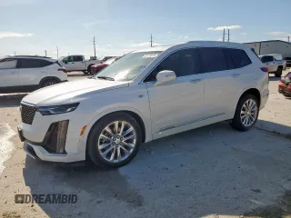 2021 Cadillac XT6 Premium Luxury с VIN 1GYKPCRS9MZ187664, выставлен на аукционе Copart как лот 59115075 с пробегом 39 645 миль миль и Списание • Salvage title. История ставок и продаж доступна на DreamBid. Изображение 1.