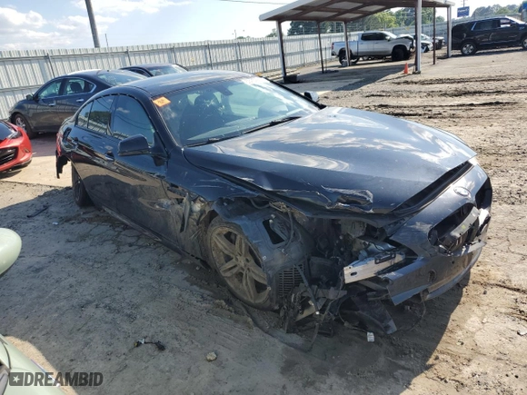 2015 BMW 6 Series 640i xDrive with VIN WBA6B8C58FD453324, listed as a Copart auction lot 53252864 with 0 mi miles. Bid and sale history available at carsss.com. Image 4.