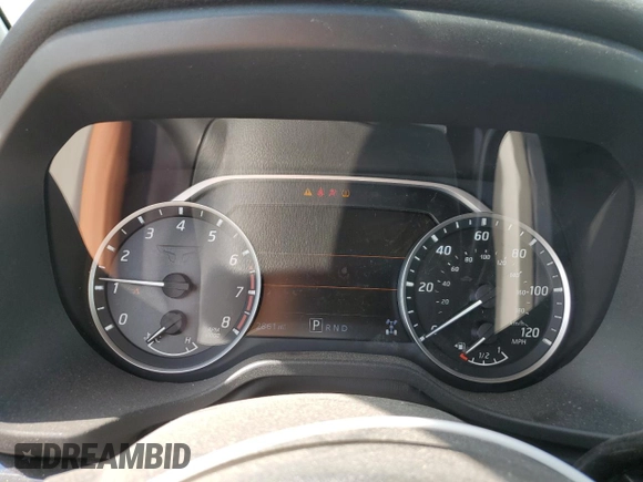 2024 Nissan Titan SV with VIN 1N6AA1FB4RN118355, listed as a Copart auction lot 57669095 with 2,861 mi miles and Salvage title. Bid and sale history available at DreamBid. Image 9.