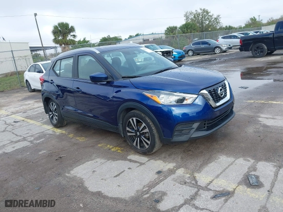 2018 Nissan Kicks SV with VIN 3N1CP5CUXJL506799, listed as a IAAI auction lot 41646564 with 75,580 mi miles. Bid and sale history available at carsss.com. Image 1.
