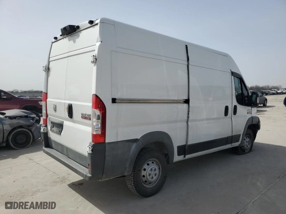 2018 Ram ProMaster Cargo Van with VIN 3C6TRVBGXJE111648, listed as a Copart auction lot 48403265 with 234,151 mi miles and Salvage Title. Bid and sale history available at carsss.com. Image 3.