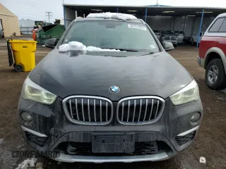 2017 BMW X1 xDrive28i with VIN WBXHT3C37H5F87237, listed as a Copart auction lot 46151025 with 34,297 mi miles and Salvage Title. Bid and sale history available at carsss.com. Image 5.