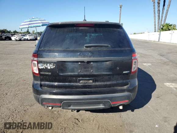 2015 Ford Utility Police Interceptor with VIN 1FM5K8AR4FGB98895, listed as a Copart auction lot 77586044 with 144,099 mi miles and Salvage Title. Bid and sale history available at carsss.com. Image 6.