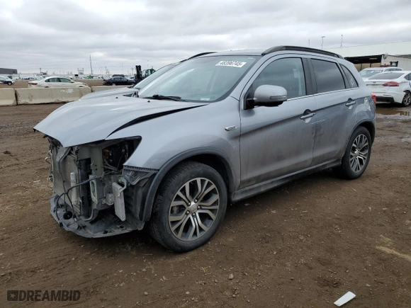 2017 Mitsubishi Outlander Sport SEL 2.4 with VIN JA4AR4AWXHZ025848, listed as a Copart auction lot 48396745 with 53,843 mi miles and Salvage Title. Bid and sale history available at carsss.com. Image 1.