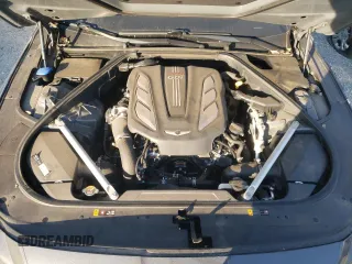 2020 Genesis G90 3.3T Premium with VIN KMTF34PA3LU083249, listed as a Copart auction lot 77643584 with 15,230 mi miles and Salvage Title. Bid and sale history available at carsss.com. Image 12.