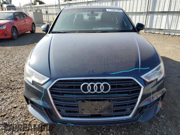 2017 Audi A3 Sedan Premium Plus with VIN WAUGUGFF3H1038266, listed as a Copart auction lot 71200734 with 105,768 mi miles and Salvage Title. Bid and sale history available at carsss.com. Image 5.