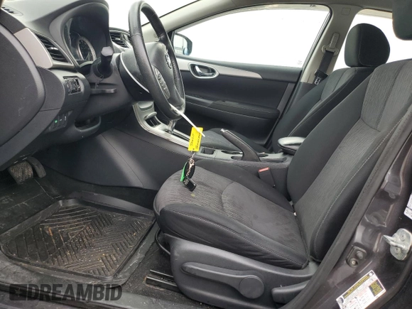 2014 Nissan Sentra S with VIN 3N1AB7AP9EY247049, listed as a Copart auction lot 51222825 with 80,360 mi miles and Salvage Title. Bid and sale history available at DreamBid. Image 7.