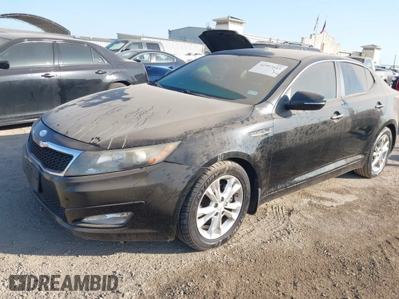 2013 Kia Optima EX with VIN 5XXGN4A70DG239670, listed as a IAAI auction lot 41997443 with 114,316 mi miles and . Bid and sale history available at carsss.com. Image 2.