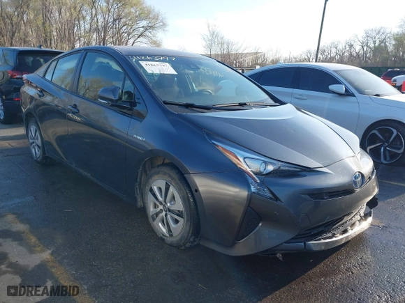 2017 Toyota Prius Two with VIN JTDKBRFU0H3040476, listed as a IAAI auction lot 41863797 with 51,045 mi miles. Bid and sale history available at carsss.com. Image 1.