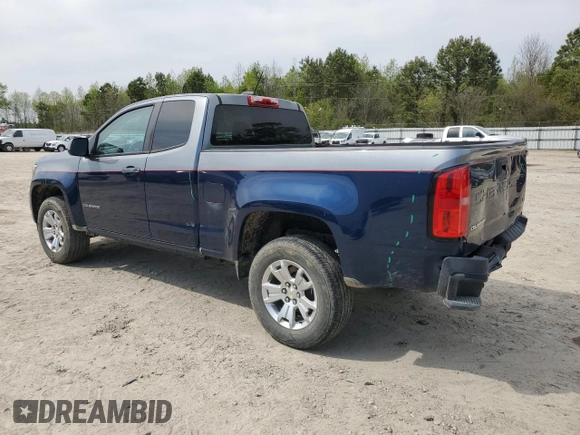 2021 Chevrolet Colorado 2WD LT with VIN 1GCHSCEA3M1274938, listed as a Copart auction lot 52764365 with 27,065 mi miles and Salvage Title. Bid and sale history available at carsss.com. Image 2.
