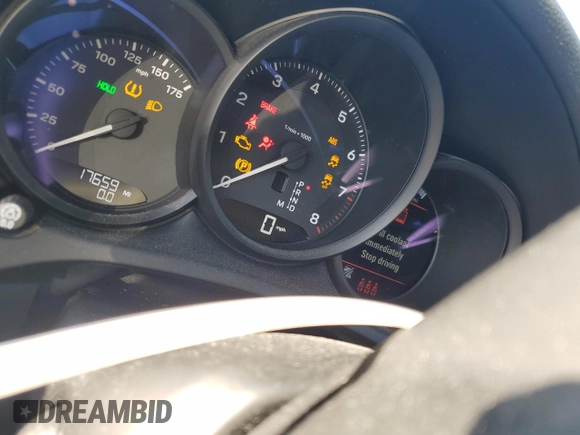 2023 Porsche Macan with VIN WP1AA2A51PLB21313, listed as a Copart auction lot 56055735 with 17,659 mi miles and Salvage title. Bid and sale history available at DreamBid. Image 9.