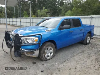 2023 Ram 1500 Tradesman with VIN 1C6SRFGT1PN666130, listed as a Copart auction lot 69990804 with 2,229 mi miles and Salvage title. Bid and sale history available at DreamBid. Image 1.