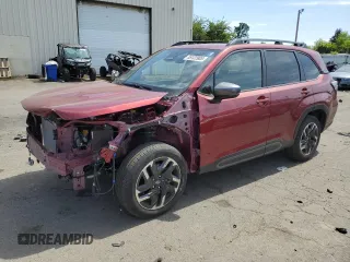 2025 Subaru Forester Limited с VIN JF2SLDRC0SH489669, выставлен на аукционе Copart как лот 55122905 с пробегом 5 475 миль миль и Списание • Salvage title. История ставок и продаж доступна на DreamBid. Изображение 1.