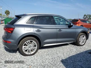 2018 Audi Q5 Premium Plus z VIN WA1BNAFY0J2017376, wystawiony jako Copart lot #58340795 z przebiegiem 75 345 mil mil oraz Szkoda całkowita • Salvage title. Historia ofert i sprzedaży dostępna na DreamBid. Obrazek 3.